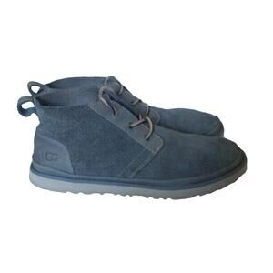 MEN'S UGG NEUMEL UNLINED LEATHER BOOTS SHOES GREY SIZE US 11